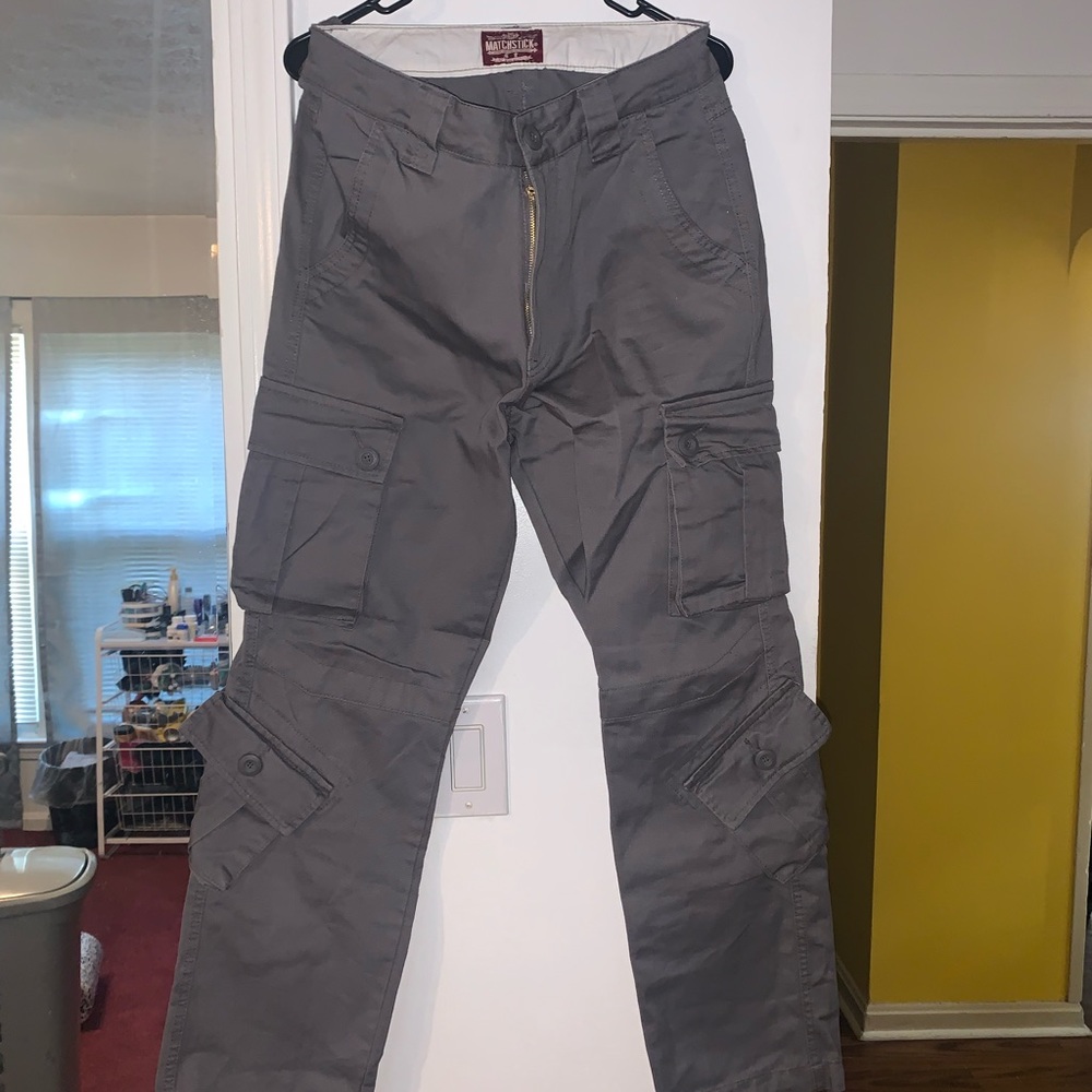 grey cargos